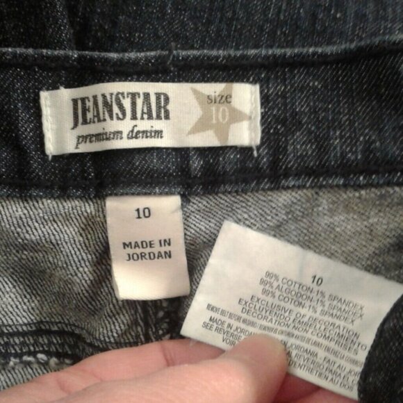 Jeanstar Size 10 Jeans Womens Premium Denim Bootcut Blue Straight Leg - Picture 2 of 8